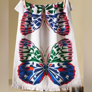 Anthropologie Butterfly Dish Towel.